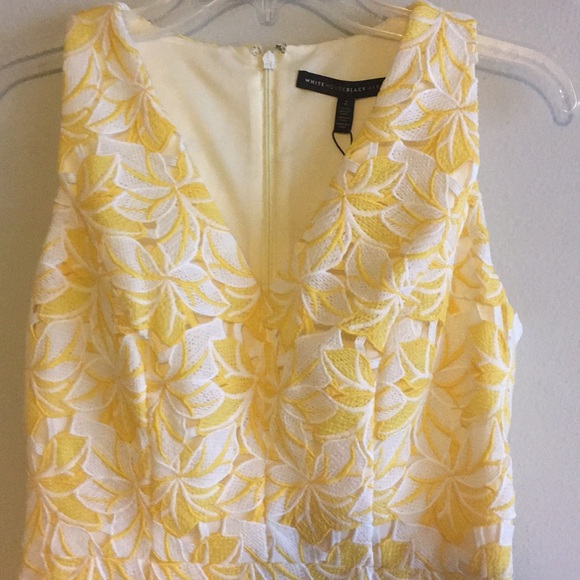 WHBM NWT Floral Sleeveless Cutout Sheath Dress - Picture 5 of 8